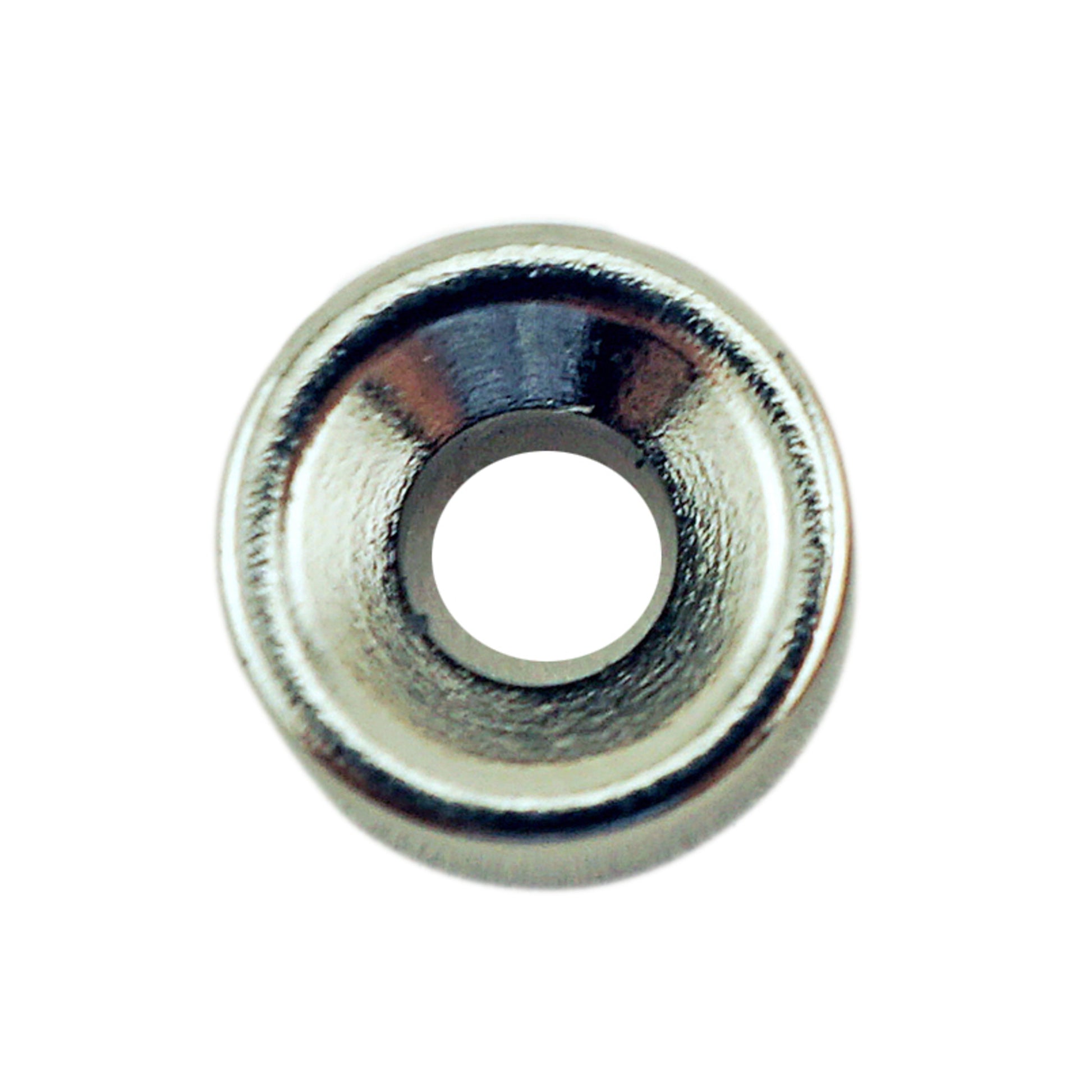 Load image into Gallery viewer, NR002507NCTS Neodymium Countersunk Ring Magnet - 45 Degree Angle View