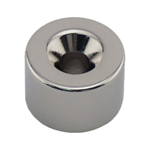 Load image into Gallery viewer, NR007520NCTS Neodymium Countersunk Ring Magnet - Front View