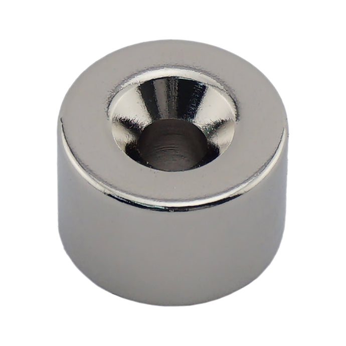 NR007520NCTS Neodymium Countersunk Ring Magnet - Front View