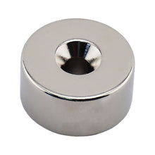 Load image into Gallery viewer, NR010022NCTS Neodymium Countersunk Ring Magnet - Front View