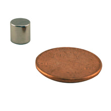 Load image into Gallery viewer, ND002543N Neodymium Disc Magnet - Compared to Penny for Size Reference