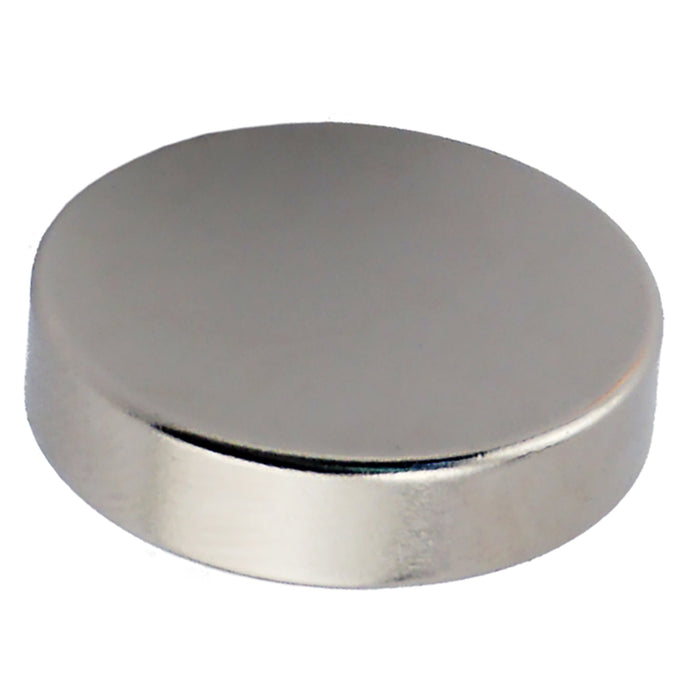 ND010020N Neodymium Disc Magnet - Front View