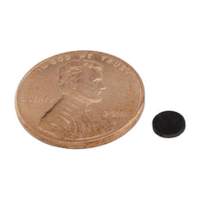 Load image into Gallery viewer, ND18703-35 Neodymium Disc Magnet - Compared to Penny for Size Reference