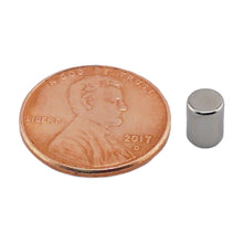 Load image into Gallery viewer, ND18725N-35 Neodymium Disc Magnet - Compared to Penny for Size Reference
