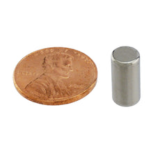 Load image into Gallery viewer, ND255N-35 Neodymium Disc Magnet - Compared to Penny for Size Reference