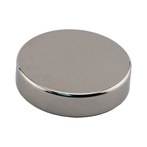 ND45-1.5X37N Neodymium Disc Magnet - 45 Degree Angle View