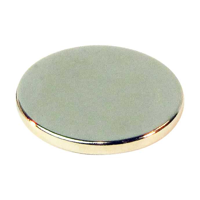 ND45-1X10N Neodymium Disc Magnet - 45 Degree Angle View