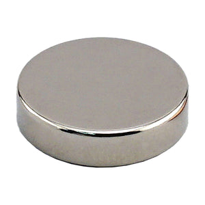 ND45-1X25N Neodymium Disc Magnet - 45 Degree Angle View