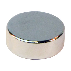 ND45-1X37N Neodymium Disc Magnet - 45 Degree Angle View