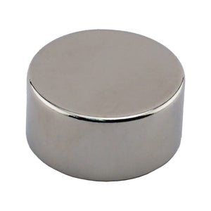 ND45-1X50N Neodymium Disc Magnet - 45 Degree Angle View