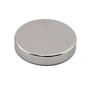 ND45-3607N Neodymium Disc Magnet - 45 Degree Angle View
