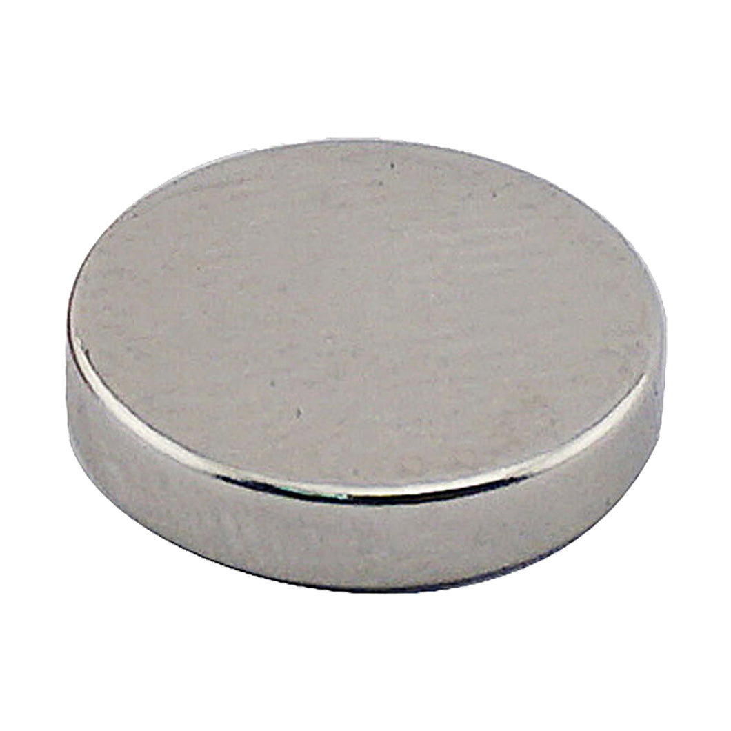 ND45-4910N Neodymium Disc Magnet - 45 Degree Angle View