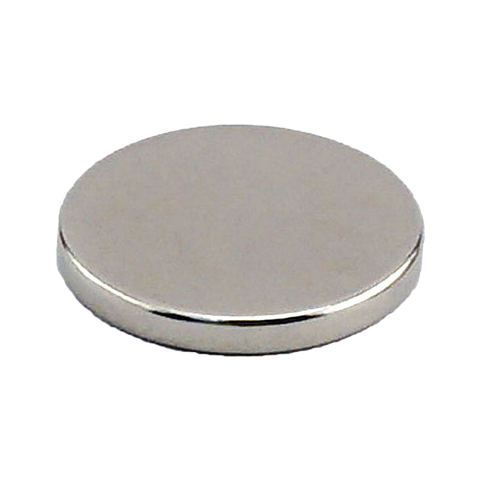 ND45-7510N Neodymium Disc Magnet - 45 Degree Angle View