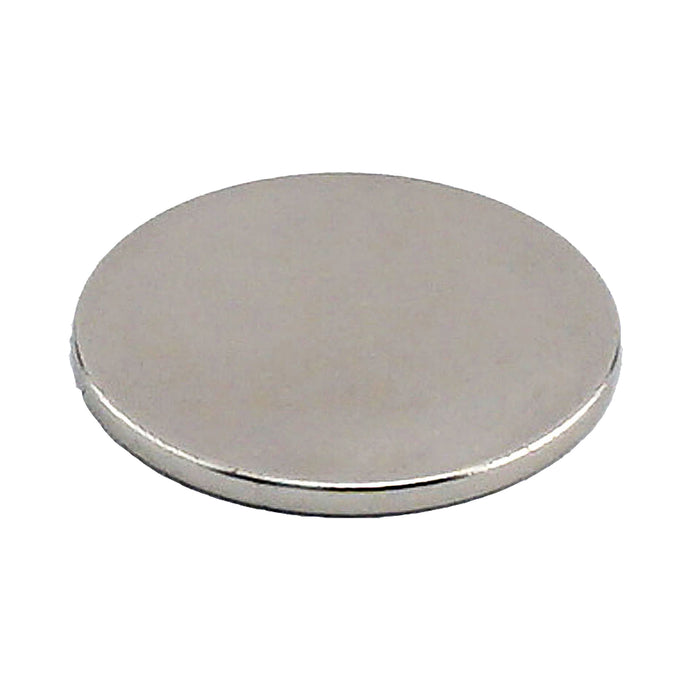 ND45-7518N Neodymium Disc Magnet - 45 Degree Angle View