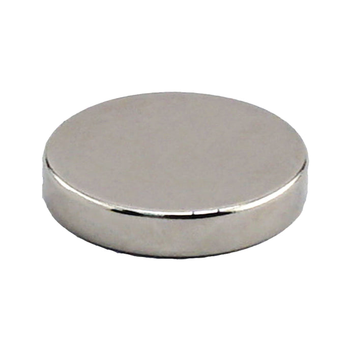 ND45-8725N Neodymium Disc Magnet - 45 Degree Angle View
