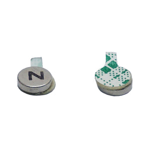 FSND25N Neodymium Disc Magnet with Adhesive - Front View