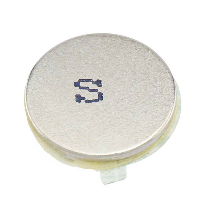 FSND75S Neodymium Disc Magnet with Adhesive - Front View