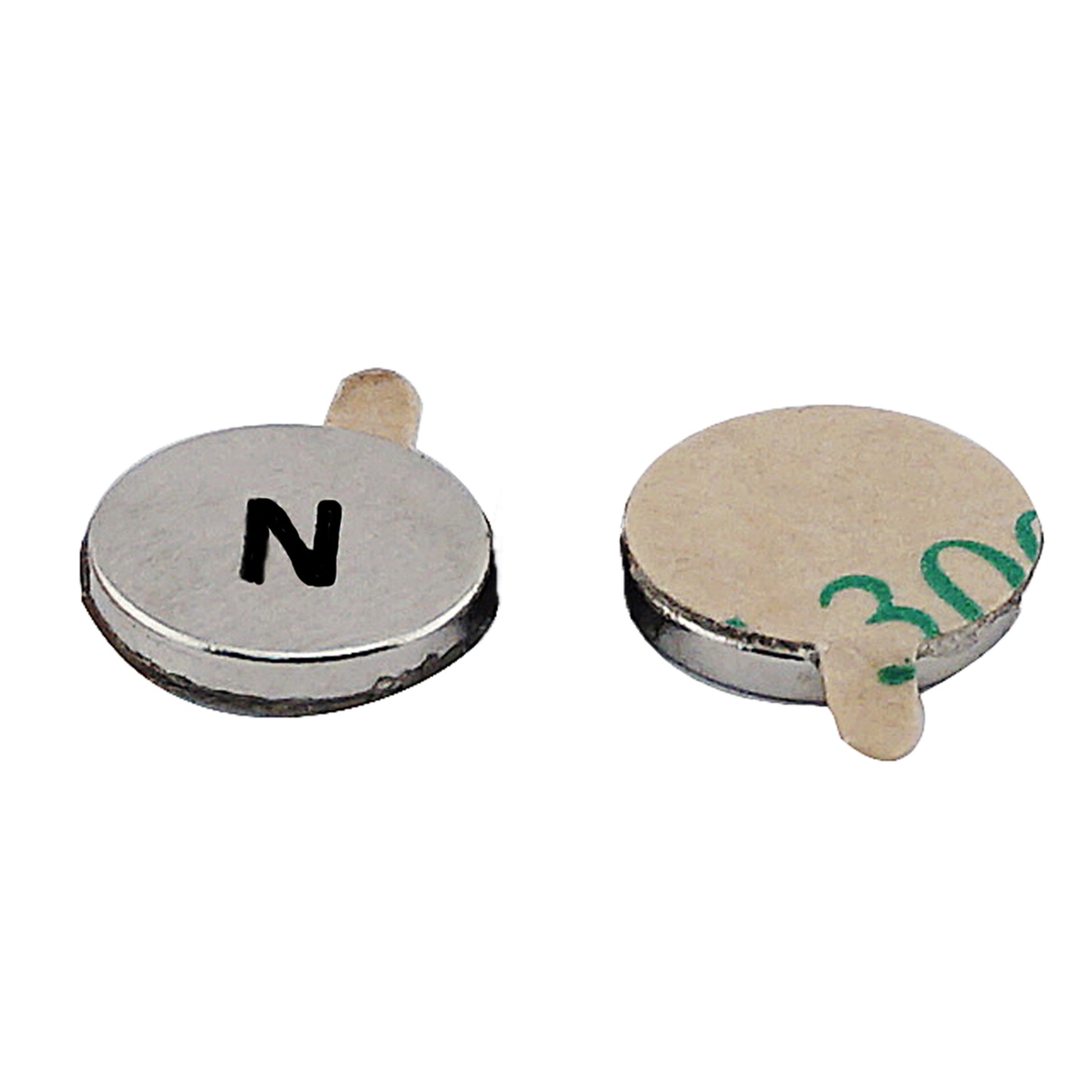 Load image into Gallery viewer, FTND37N Neodymium Disc Magnet with Adhesive - Front View