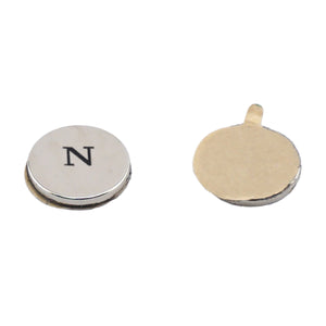 FTND50N Neodymium Disc Magnet with Adhesive - Front View