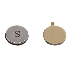 FTND50S Neodymium Disc Magnet with Adhesive - Front View