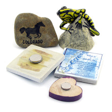 Load image into Gallery viewer, 07525 Neodymium Disc Magnets with Adhesive (12pk) - In Use