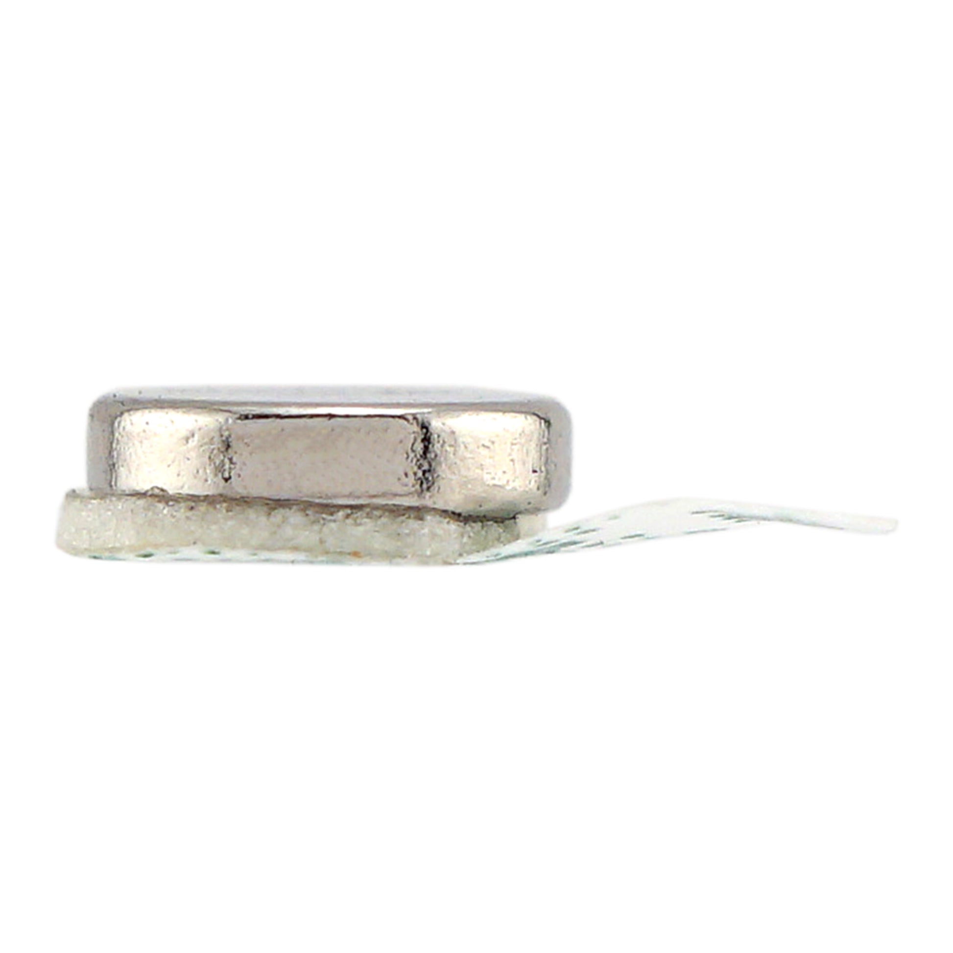 Load image into Gallery viewer, 07525 Neodymium Disc Magnets with Adhesive (12pk) - Side View