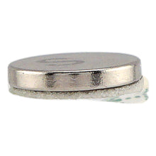 Load image into Gallery viewer, 07526 Neodymium Disc Magnets with Adhesive (12pk) - Side View