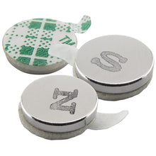 Load image into Gallery viewer, 07526 Neodymium Disc Magnets with Adhesive (12pk) - In Use