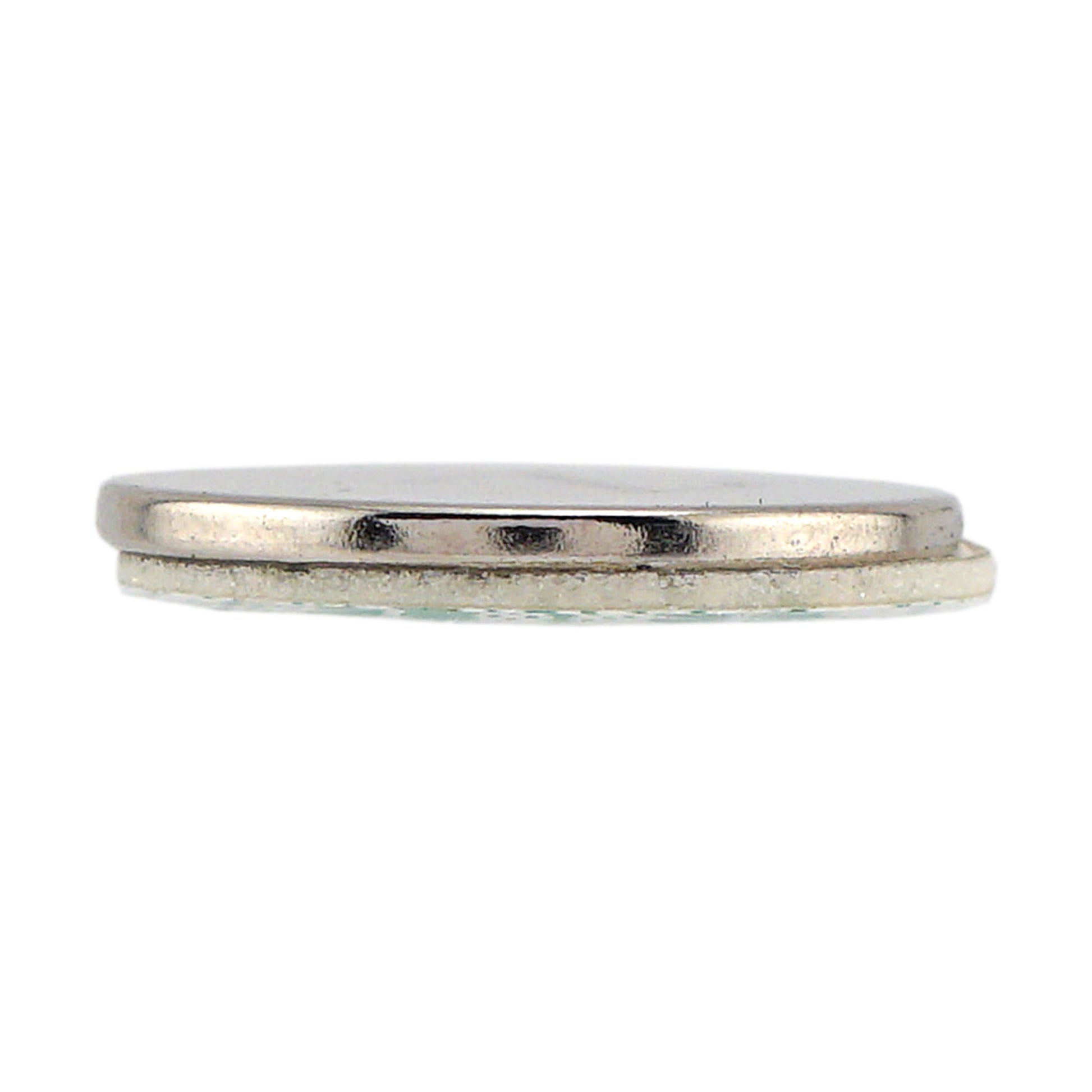 Load image into Gallery viewer, 07528 Neodymium Disc Magnets with Adhesive (5pk) - Side View