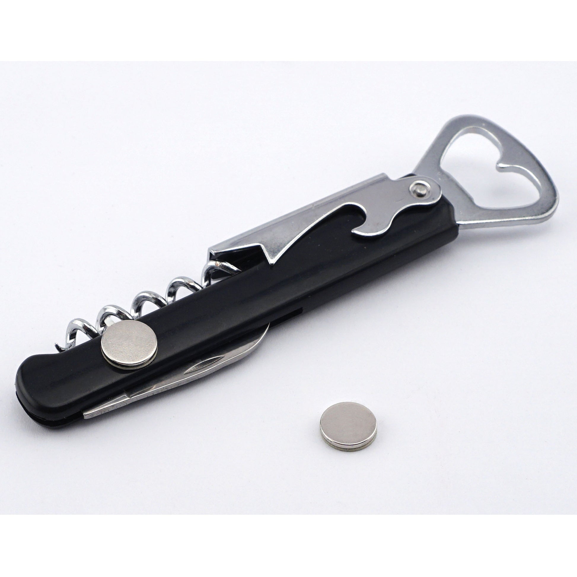 Load image into Gallery viewer, 07527 Neodymium Disc Magnets with Adhesive (8pk) - In Use