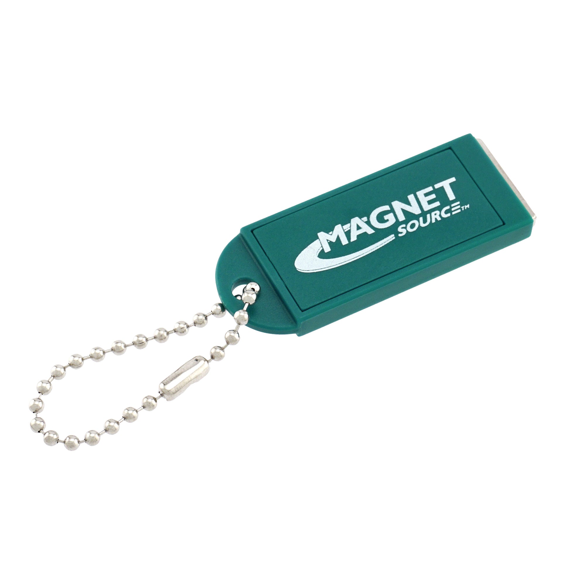 Load image into Gallery viewer, KCMG-BULK Neodymium Key Chain Magnet with Logo, Green - Green Key Chain with Logo