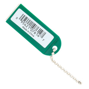 KCMG-BULK Neodymium Key Chain Magnet with Logo, Green - Front View