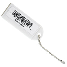 Load image into Gallery viewer, KCMW-BULK Neodymium Key Chain Magnet with Logo, White - Front View