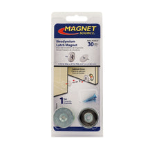 Load image into Gallery viewer, 07574 Neodymium Latch Magnet Kit (1 set) - Bottom View