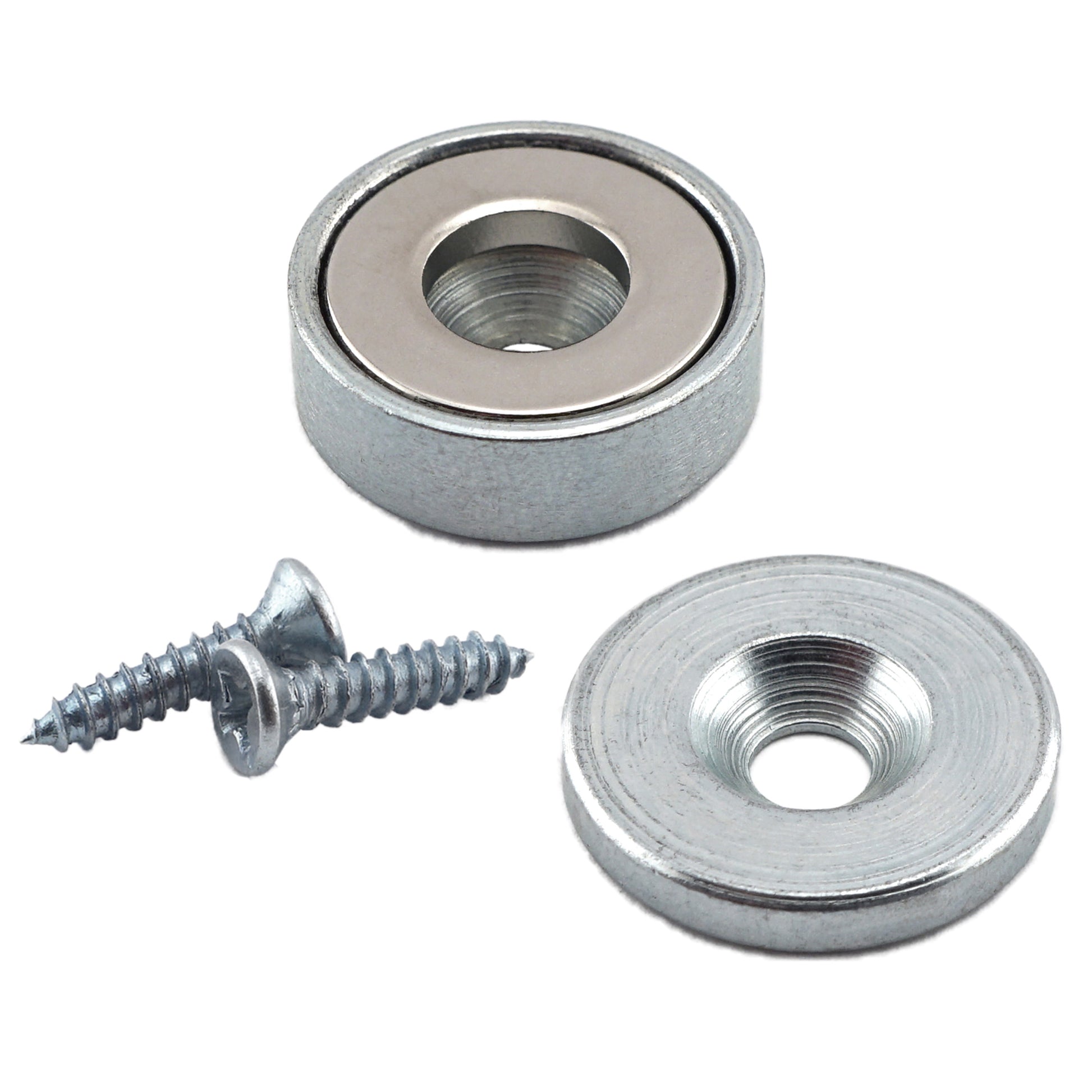 Load image into Gallery viewer, NMLKIT4 Neodymium Latch Magnet Kit (1 set) - 45 Degree Angle View