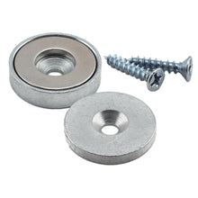 Load image into Gallery viewer, NMLKIT5 Neodymium Latch Magnet Kit (1 set) - 45 Degree Angle View