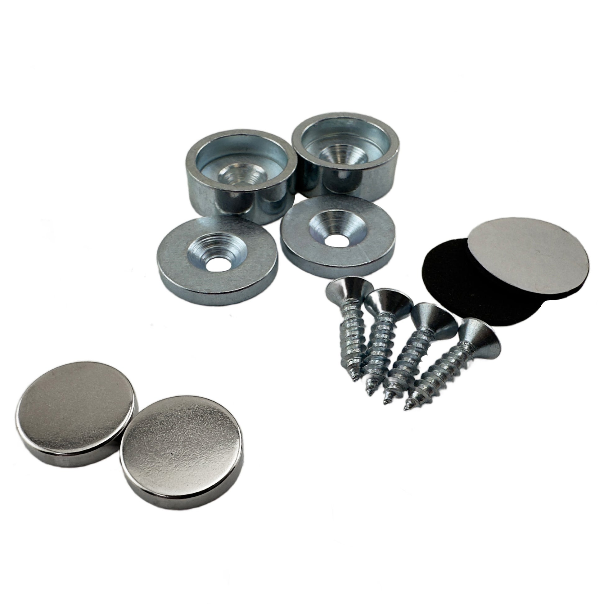 Load image into Gallery viewer, 07572 Neodymium Latch Magnet Kit (2 sets) - 45 Degree Angle View