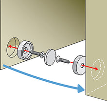 Load image into Gallery viewer, 07572 Neodymium Latch Magnet Kit (2 sets) - In Use