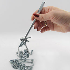 07264 Neodymium Magnetic Pick-Up Tool with Pocket Clip - In Use