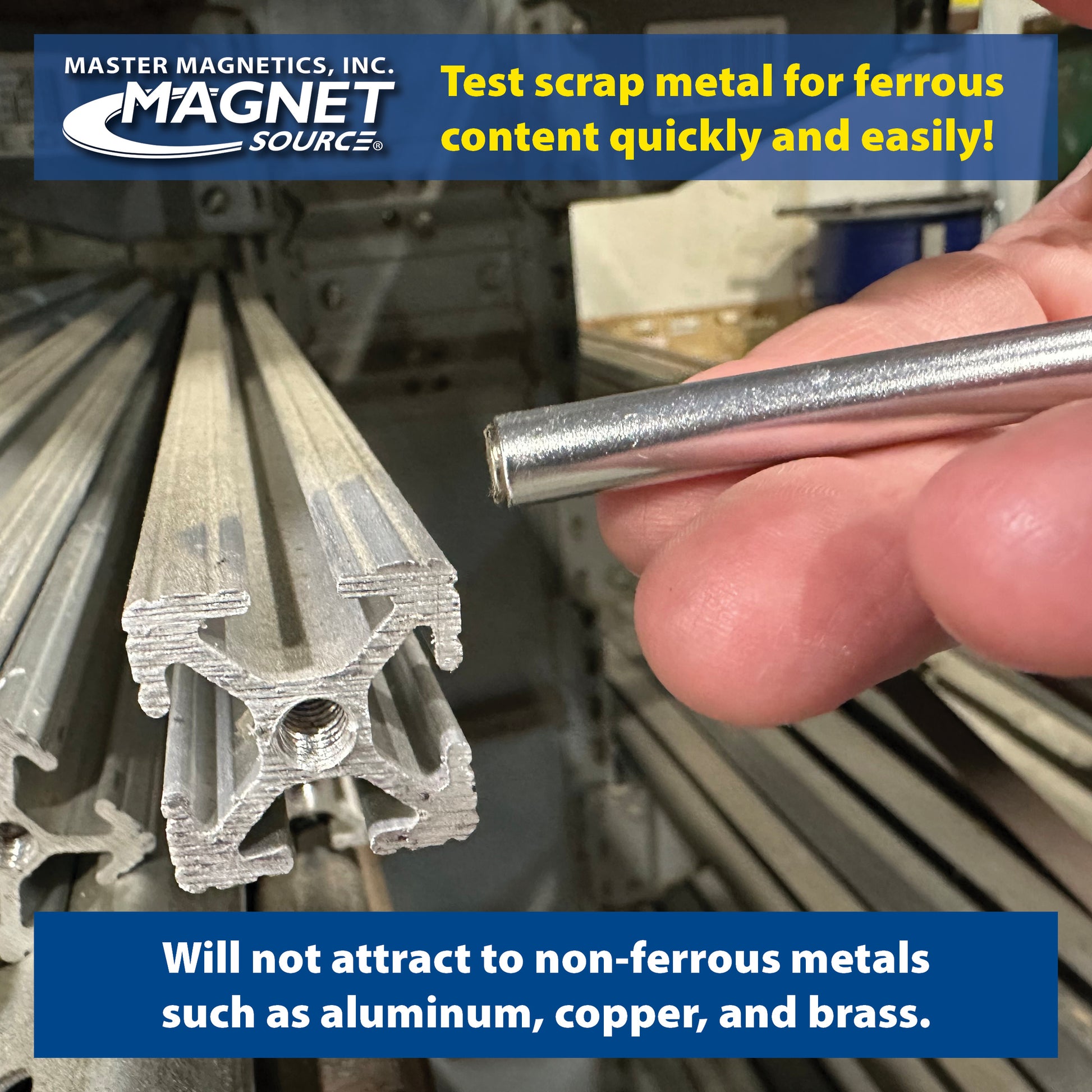 Load image into Gallery viewer, 07264 Neodymium Magnetic Pick-Up Tool with Pocket Clip - In Use