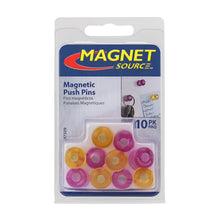 Load image into Gallery viewer, 07509 Neodymium Magnetic Push Pins (10pk) - Side View