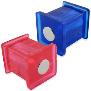 07511 Neodymium Magnetic Push Pins (10pk) - 45 Degree Angle View