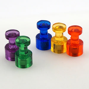 08013 Neodymium Magnetic Push Pins (10pk) - 45 Degree Angle View