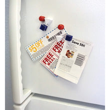 Load image into Gallery viewer, 07507 Neodymium Magnetic Push Pins (6pk) - In Use