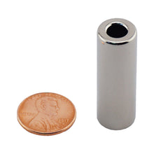 Load image into Gallery viewer, NR005022N Neodymium Ring Magnet - Compared to Penny for Size Reference