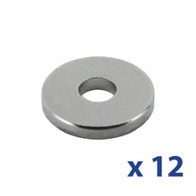 Load image into Gallery viewer, 07090 Neodymium Ring Magnets (12pk) - 45 Degree Angle View