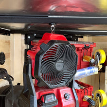 Load image into Gallery viewer, 07580 Neodymium Rotating and Swinging Magnetic Hook - Holding Heavy Shop Equipment
