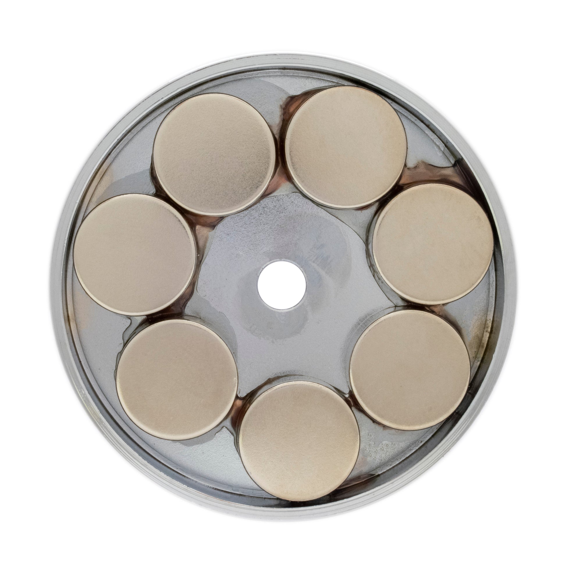 Load image into Gallery viewer, RB70N-NEOBX Neodymium Round Base Magnet - Top View