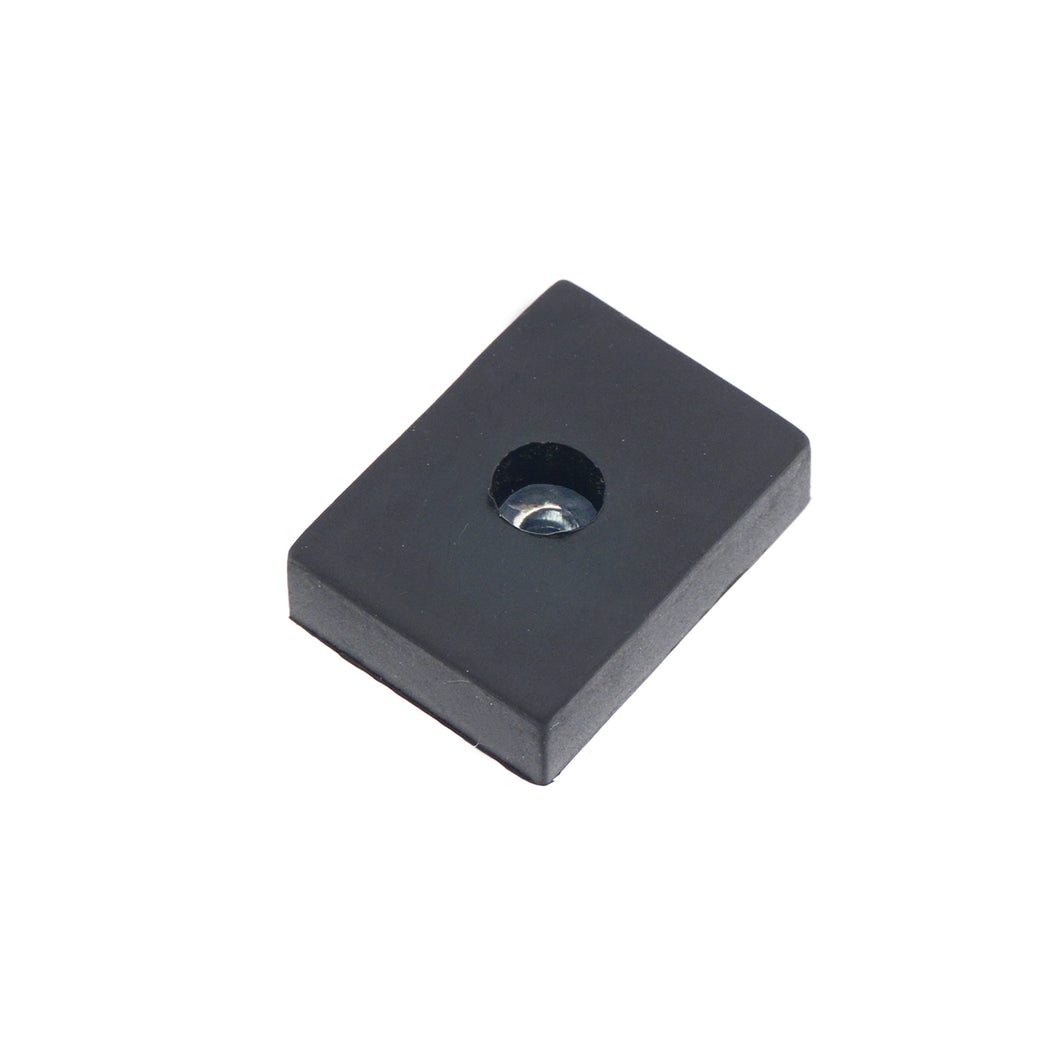 NABR2501 Neodymium Rubber-Coated Mounting Block - 45 Degree Angle View
