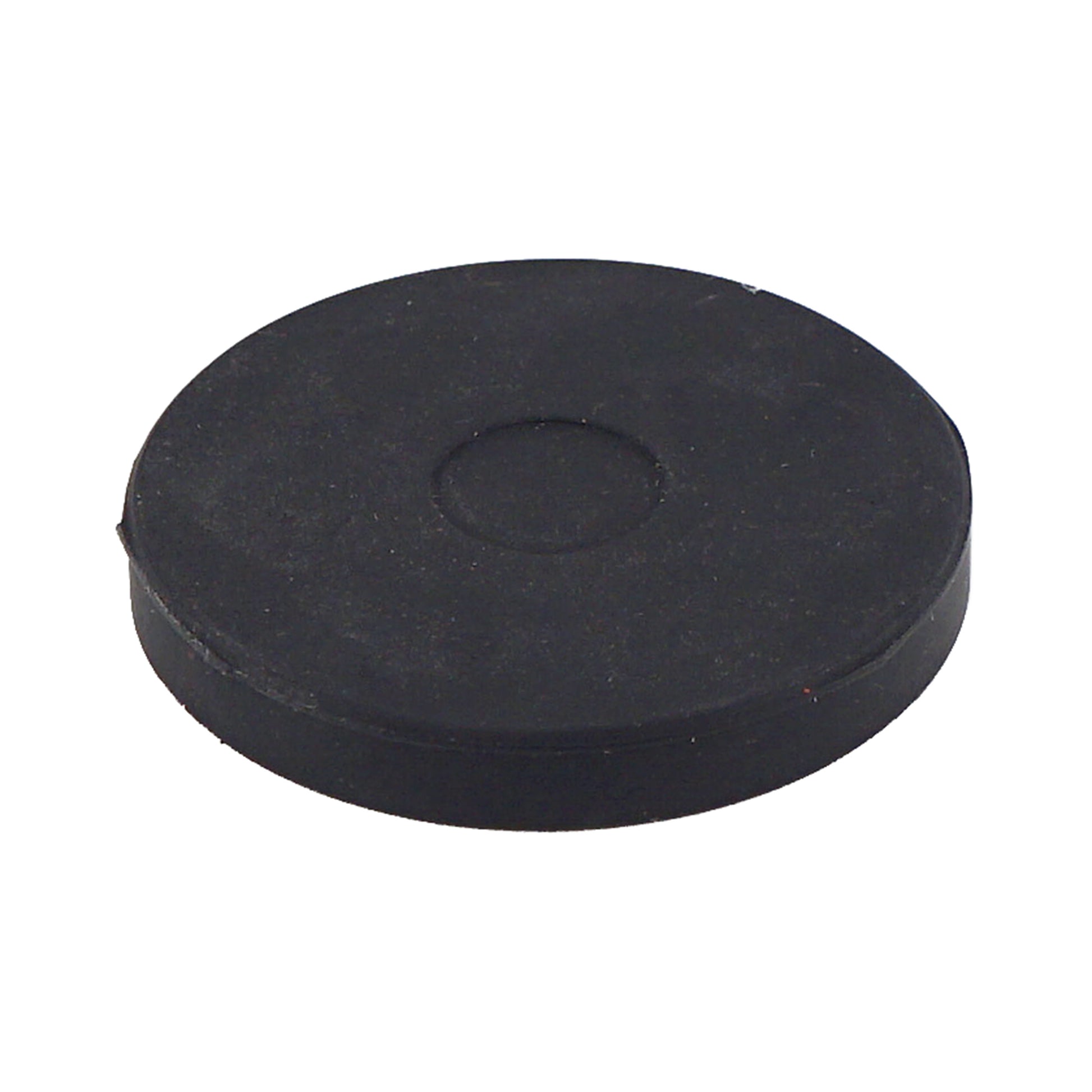 Load image into Gallery viewer, NADR169FBX Neodymium Rubber Coated Round Base Magnet with Female Thread - 45 Degree Angle View